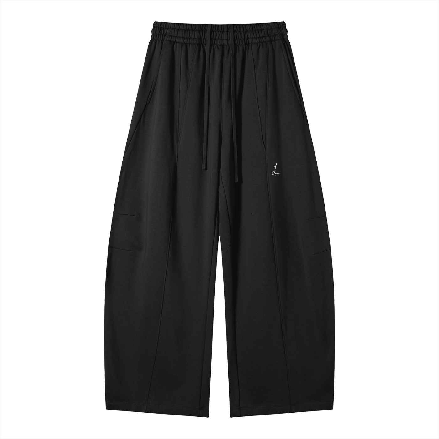 Luxury London Clothing Wide Leg Panel Sweatpants
