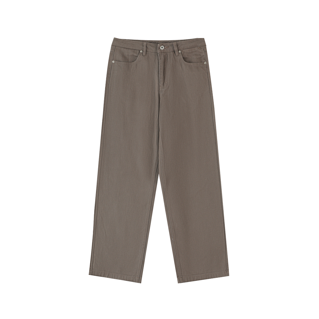 Luxury London Clothing Cotton Straight-Leg Pants