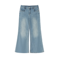 Luxury London Clothing Vintage Wash Flared Leg Jeans