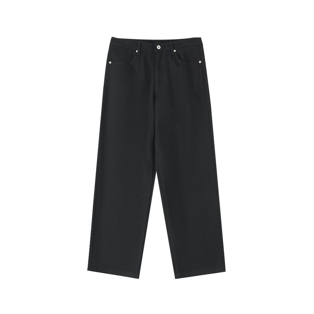 Luxury London Clothing Cotton Straight-Leg Pants