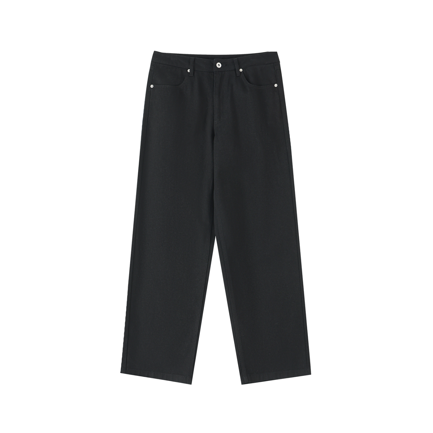 Luxury London Clothing Cotton Straight-Leg Pants