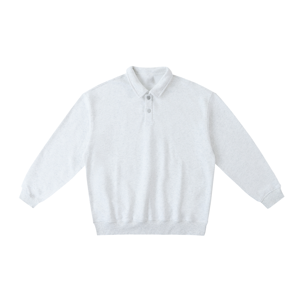 Luxury London Clothing Polo-Collar Sweatshirt