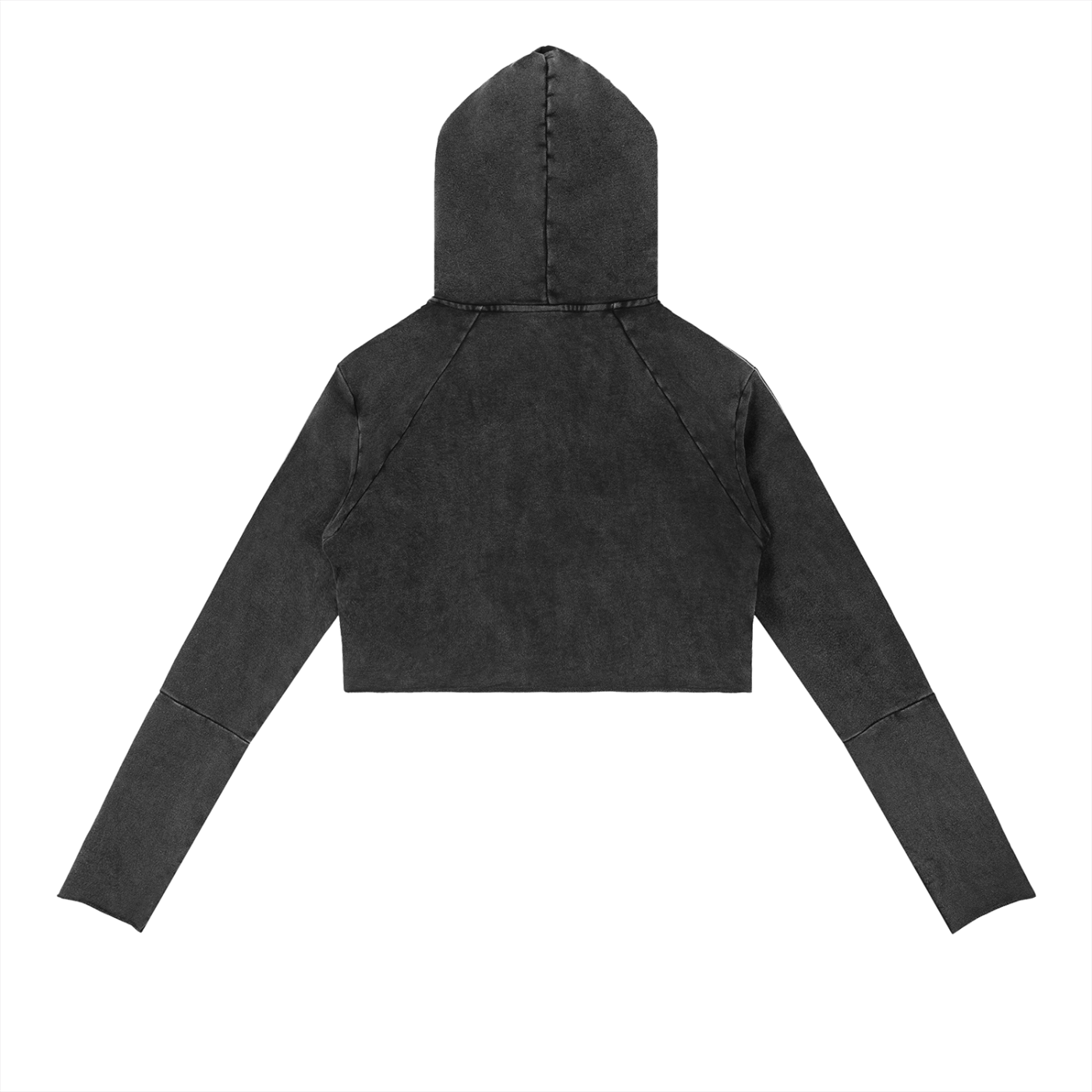 Luxury London Clothing Vintage Washed Raw Edge Hoodie