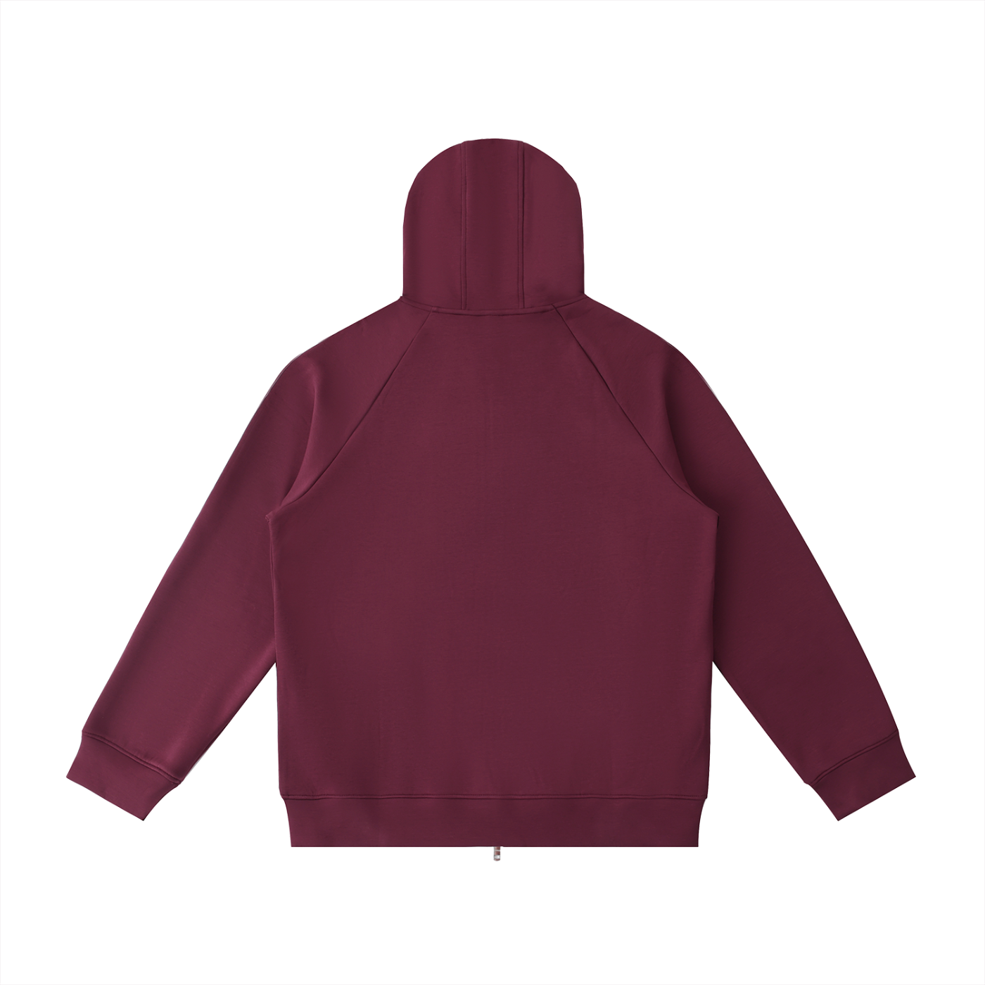 Luxury London Clothing Raglan Sleeve Zip Hoodie
