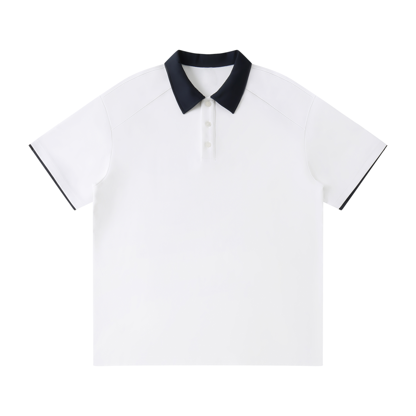 Luxury London Clothing Collar Raglan Polo Shirt