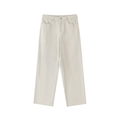 Luxury London Clothing Cotton Straight-Leg Pants