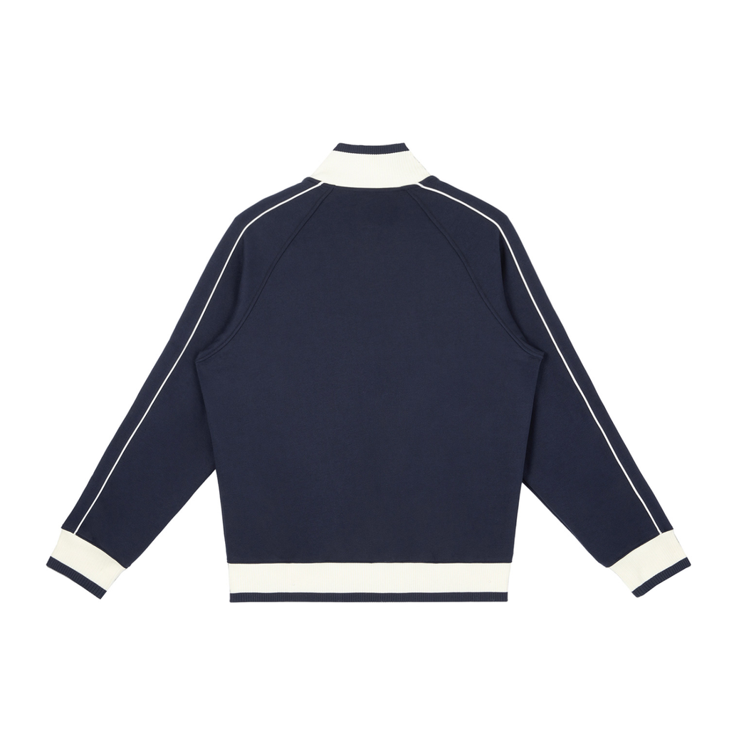 Luxury London Clothing  Raglan Sleeve Zip Track Jacket
