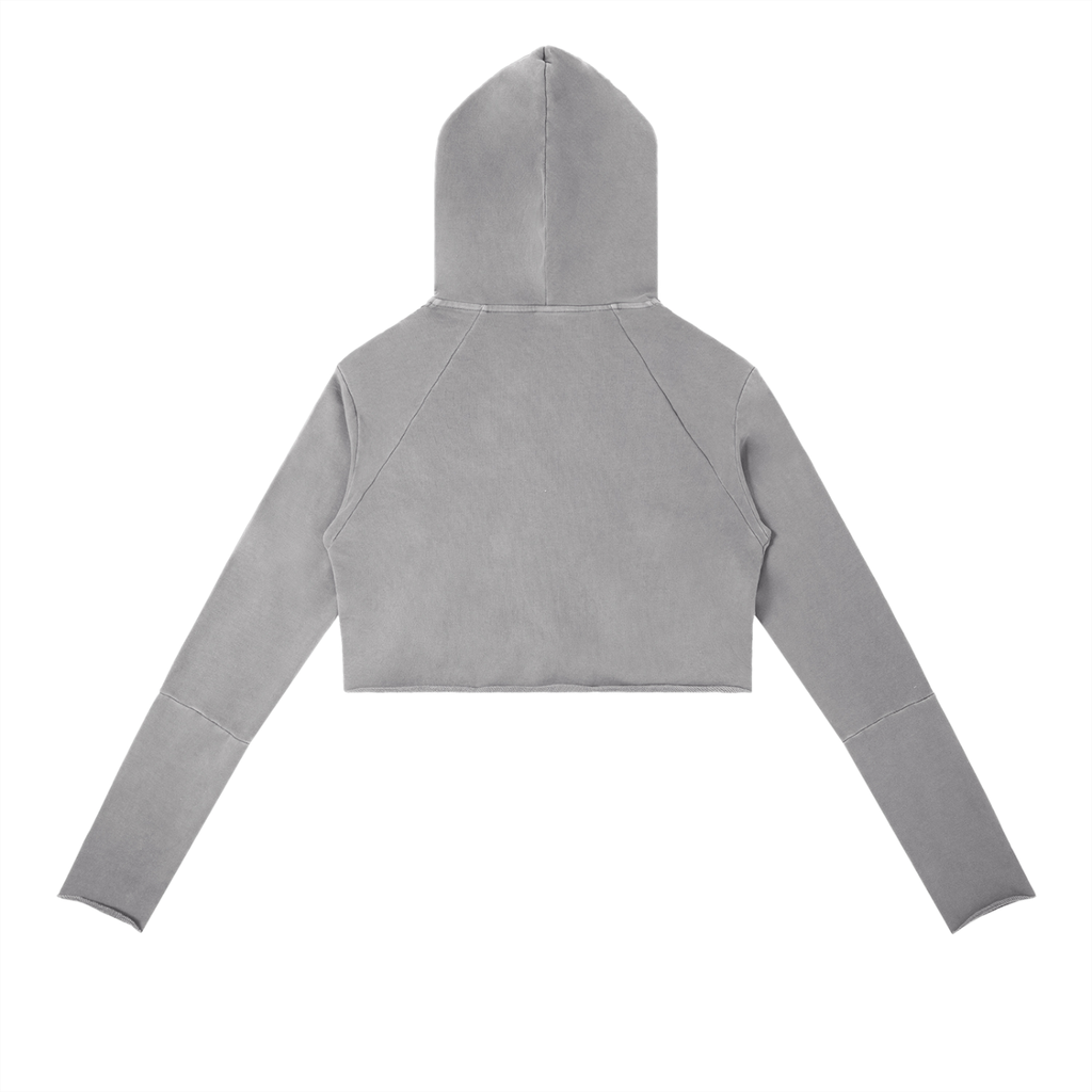Luxury London Clothing Vintage Washed Raw Edge Hoodie