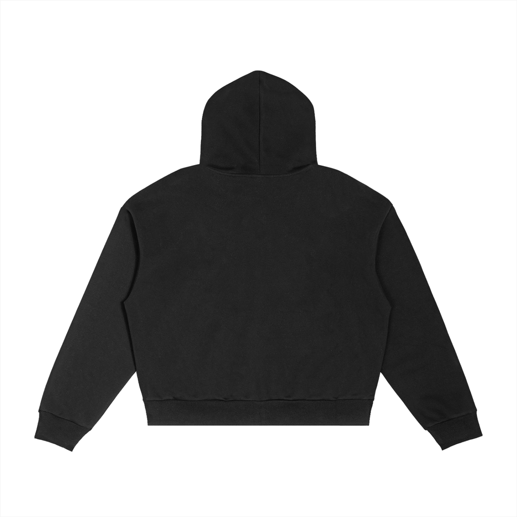 Luxury London Clothing Plaid Boxy Zip Hoodie