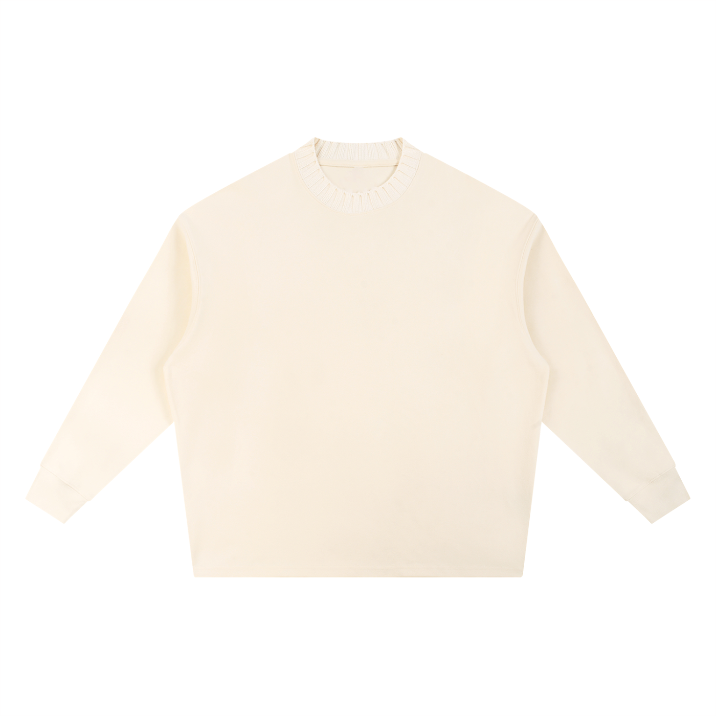 Luxury London Clothing Knitted Round Neck Oversize Sweatshirt