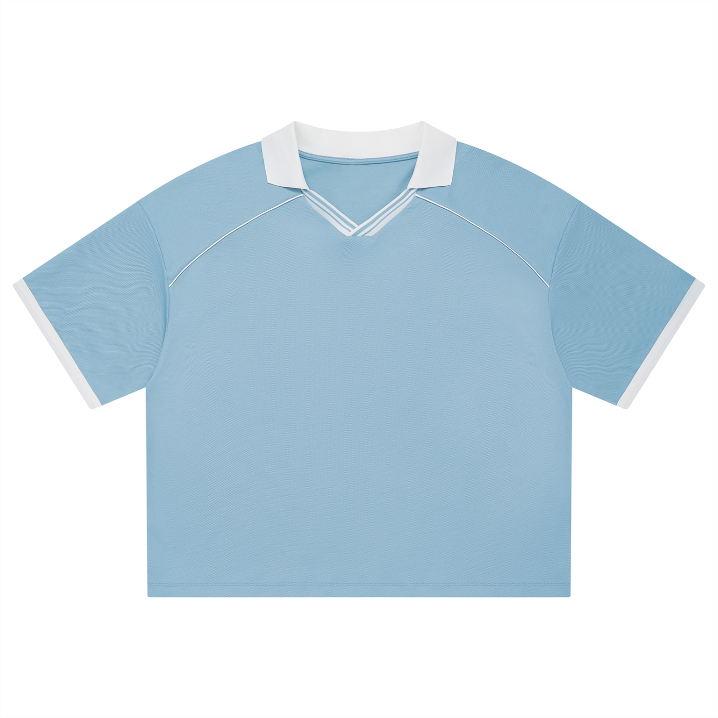 Luxury London Clothing Piping Boxy Soccer Jersey