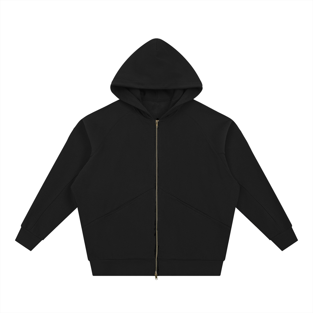 Luxury London Clothing Dolman Sleeve Zip Hoodie