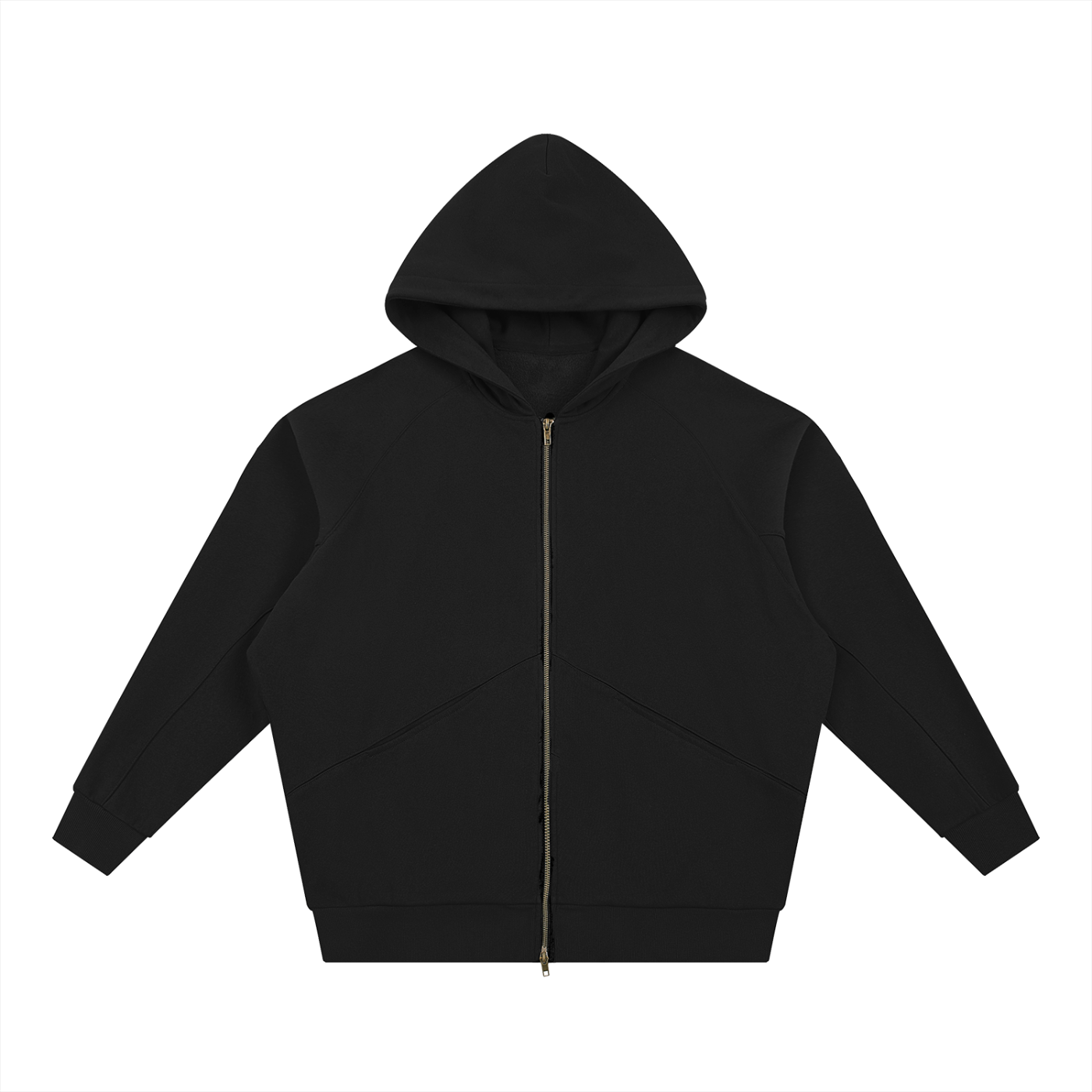 Luxury London Clothing Dolman Sleeve Zip Hoodie