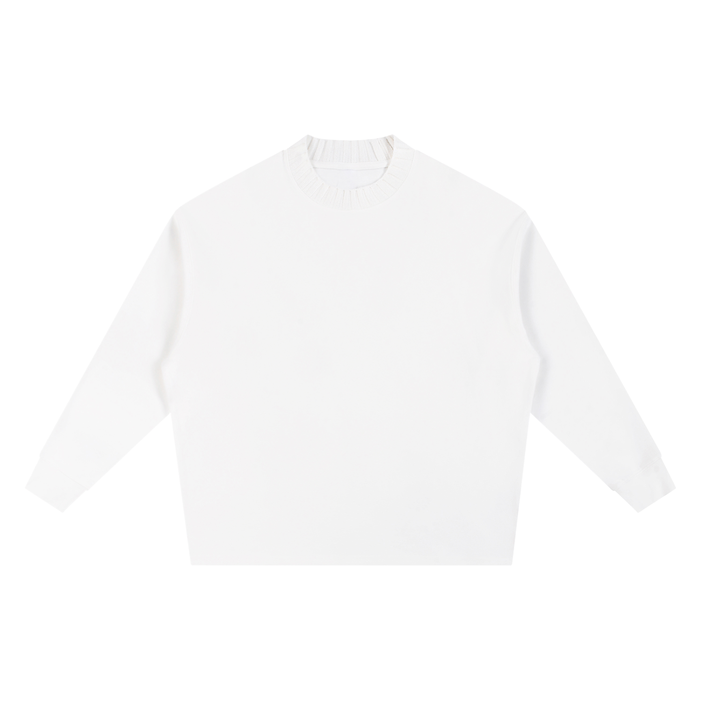 Luxury London Clothing Knitted Round Neck Oversize Sweatshirt