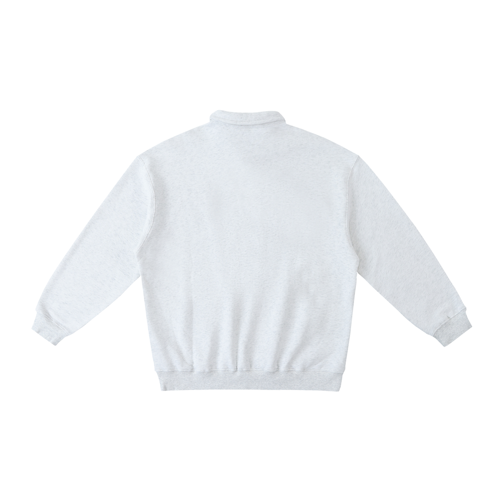 Luxury London Clothing Polo-Collar Sweatshirt